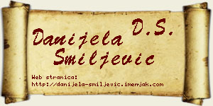 Danijela Smiljević vizit kartica